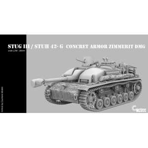 Stug III / stuh 42 G concret armor zimmerit
