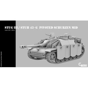 Stug III / Stuh 42 G pivoted schurzen Mid