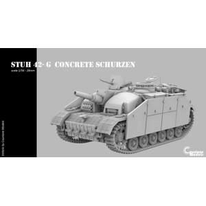 Sturmhaubitze (StuH) 42 With Concrete armor, schurzen, zimmerit
