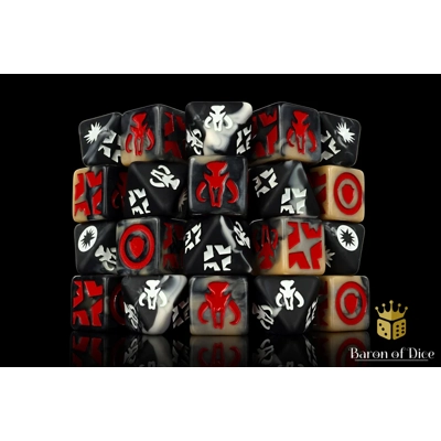 Bounty Hunter Galactic Skirmish Dice - Set of 20 Bounty Hunter Galactic Skirmish Dice - Set of 20