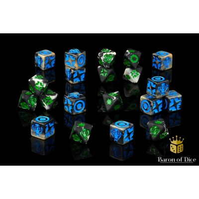 Droid General (Dark) Galactic Skirmish Dice - Set of 20 Droid General (Dark) Galactic Skirmish Dice - Set of 20