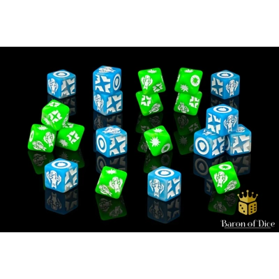 Droid General (Light) Galactic Skirmish Dice - Set of 20 Droid General (Light) Galactic Skirmish Dice - Set of 20