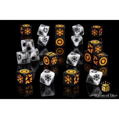 Galactic Credit Galactic Skirmish Dice - Set of 20 Galactic Credit Galactic Skirmish Dice - Set of 20