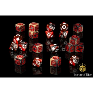 Trooper (Red) Galactic Skirmish Dice - Set of 20