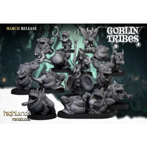 Frog Herders Unit - 25mm to 32mm - Swamp Goblins