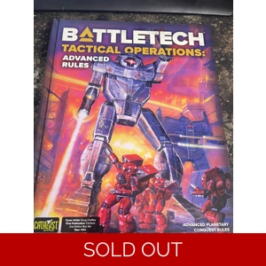 TACTICAL OPERATIONS: Advanced Rules - HARDBACK BOOK TACTICAL OPERATIONS: Advanced Rules - HARDBACK BOOK