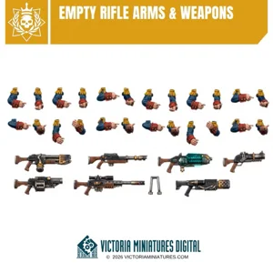 Tannenburg Empty Arms & Weapons - Victoria Miniatures