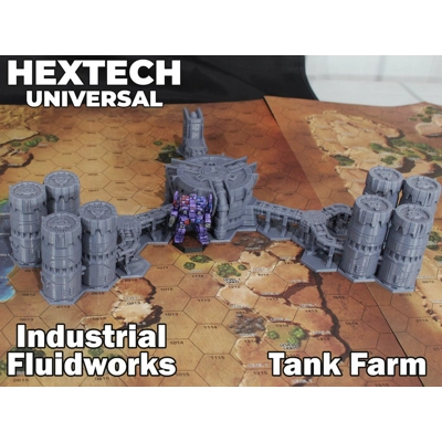 HEXTECH Industrial Fluidworks Tank Farm HEXTECH Industrial Fluidworks Tank Farm