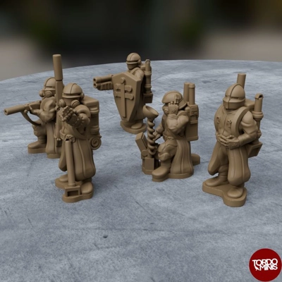 Pocket Trench Sets 15mm - Tordosminis