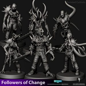 Twisted Cultists 28mm - Followers of Change