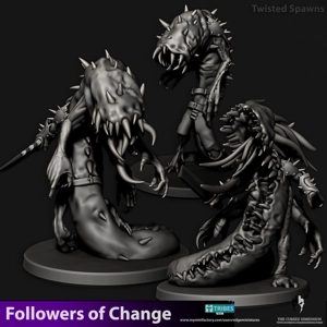 Twisted Spawns 28mm - Followers of Change