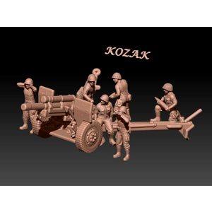 US 155mm howitzer with crew - 1/100, 1/72, 1/60 US 155mm howitzer with crew - 1/100, 1/72, 1/60