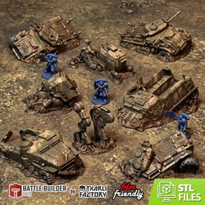 Destroyed Vehicles - Txarli Factory