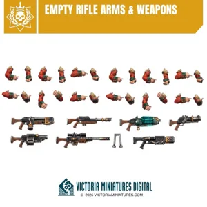 Victoria Empty Arms & Weapons - Victoria Miniatures
