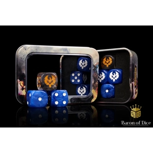 Warmachine: Cygnar Storm Legion Official Dice Set