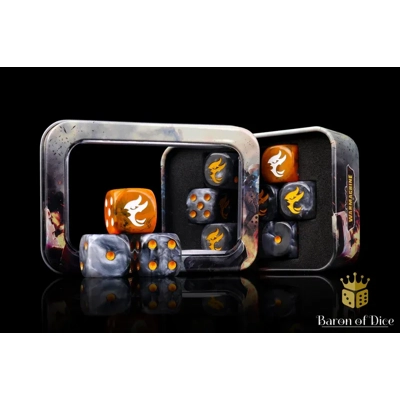 Warmachine: Dusk Ghosts of Ios Official Dice Set Warmachine: Dusk Ghosts of Ios Official Dice Set