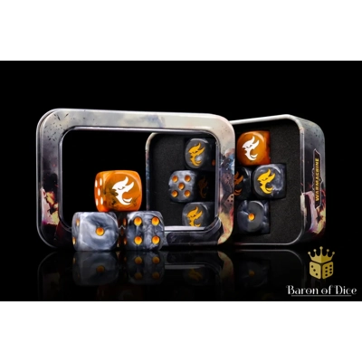 Warmachine: Dusk Ghosts of Ios Official Dice Set Warmachine: Dusk Ghosts of Ios Official Dice Set