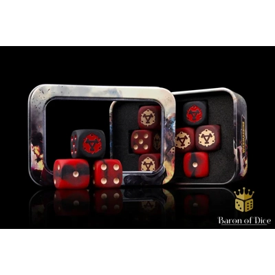 Warmachine: Khador, Winter Korps Official Dice Set Warmachine: Khador, Winter Korps Official Dice Set