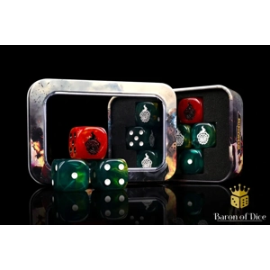 Warmachine: Southern Kriels, Fire Tongue Warriors Official Dice Set