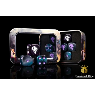 Khymaera Shadowflame Shard Official Dice Set Khymaera Shadowflame Shard Official Dice Set