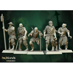 Zombie Warriors Unit - 25mm to 32mm - Transylvania