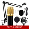 USB Microphone kit for podcasting Streaming Desktop Microphone Kit