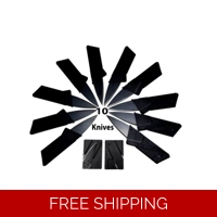 10 Credit Card Knife Stainless Steel Folding Blades With Safety Lock