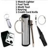 Waterproof Fire Starter Kit with Tool Card and Credit Card Knife Waterproof Fire Starter Kit with Tool Card and Credit Card Knife