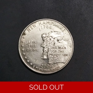 1/4 Dollar - New Hampshire - State Commemorative