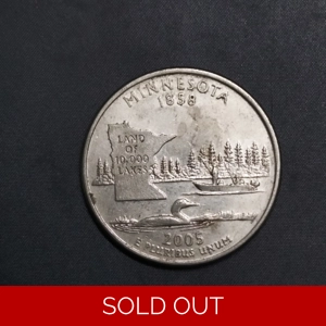 1/4 Dollar - Minnesota - State Commemorative
