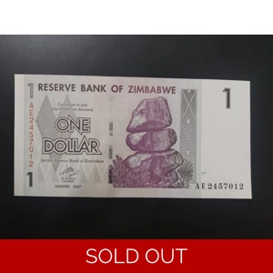 1 Dollar UNC - Zimbabwe