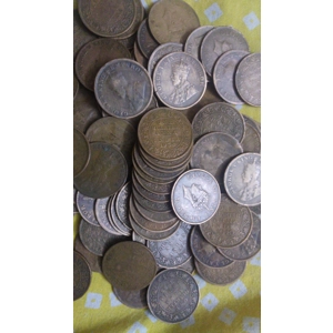 1/4 Anna George V & George VI Coin Lot (Mix Years & Mint)