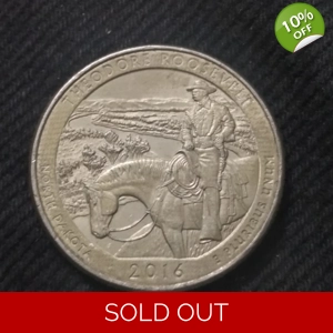 1/4 Dollar - North Dakota (Theodre Roosevelt)