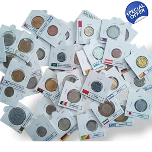 Gift Set - 100 Different Countries Coins Set
