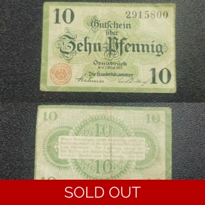 10 Pfennig 1917 - City of Osnabrück (notgeld) (Prussian pr..