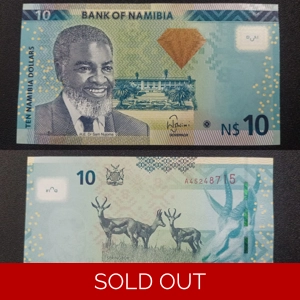10 Dollars 2013 UNC - Namibia