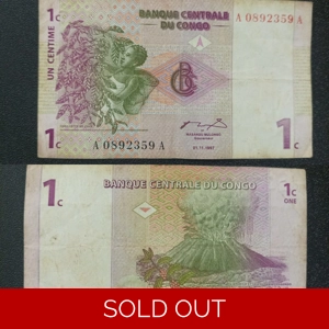1 Centime 1997 - Congo