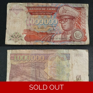 1 million zaire 1993 Scarce