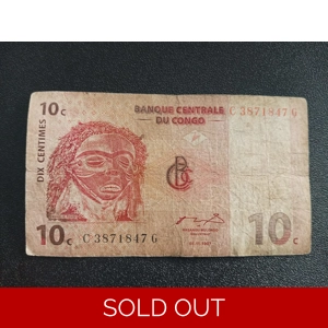 10 Centimes 1997 - Congo (Ref : 100208N)