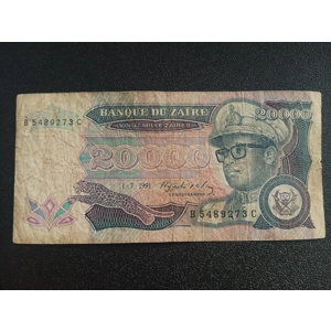 20000 Zaires 1991 Scarce - Zaire (Ref : 240207N)