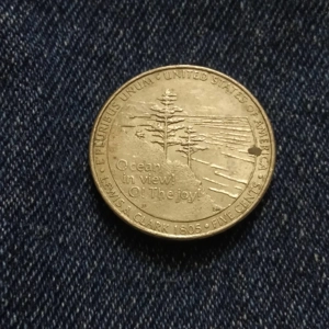 5 Cents - U.S.A Westward Journey -Ocean view- Circulating ..