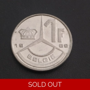 1 Franc - Belgium -(Belgie -Dutch Text)