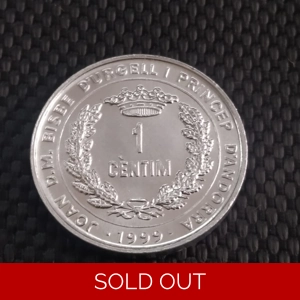 1 Cèntim - FAO - Andorra ( Non Circulating Commemorative)