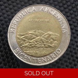 1 Peso - Argentina (Aconcagua) Circulating Commemorative