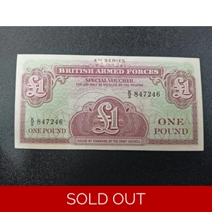 1 Pound - British Armed Forces 4th series