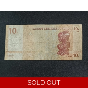 10 Francs - Congo