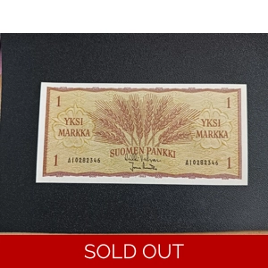 1 Markka 1963 UNC - Finland
