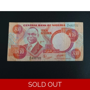 10 Naira (1984-2005) Scarce - Nigeria
