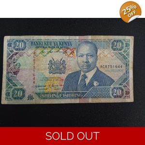 20 Shillings 1993 - Kenya