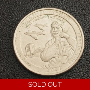 1/4 Dollar - Alabama -Tuskegee Airmen National Historic Site